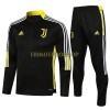 Juventus Sweatshirts Anzüge Suit Quarter-zip 2022-23 Schwarze Für Kinder